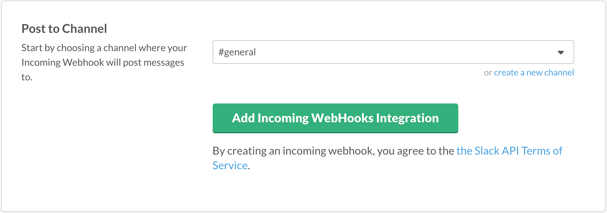 Slack Incoming Webhooks